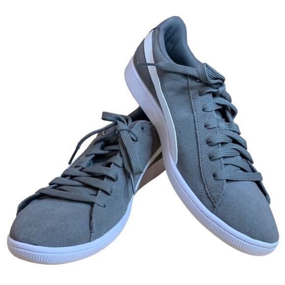 Puma soft foam comfort tennis shoe grey white Size 7.5 - Picture 9 of 11